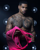 Super Bright Racerback Tank Neon Pink