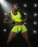 Super Bright Racerback Tank Neon Yellow