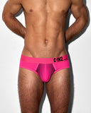 Super Bright Low Rise Brief Neon Pink