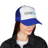 Only Thangs Trucker Cap — Casual Mesh Snapback Hat with Script Logo