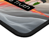 Mouse Pad — "Stretching the Truth" Illustrated Fitness Characters
