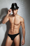 Doreanse Men's Underwear 1280-BLK Hang-loose Thong Color Black