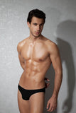 Doreanse Men's Underwear 1281-BLK Hang-loose Bikini Brief Color Black