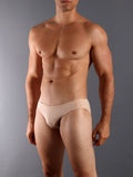 Doreanse Men's Underwear 1281-TAN Hang-loose Bikini Brief Color Tan