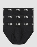 Multipack Premium Stretch 3-Pack Mid Rise Brief Black