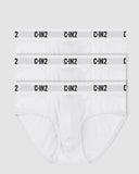 Multipack Premium Stretch 3-Pack Mid Rise Brief White