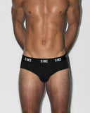 Multipack Premium Stretch 3-Pack Low Rise Brief Black