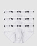 Multipack Premium Stretch 3-Pack Low Rise Brief White