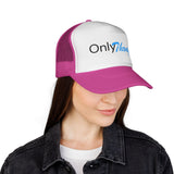 Only Thangs Trucker Cap — Casual Mesh Snapback Hat with Script Logo