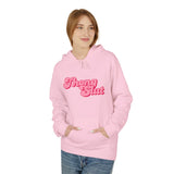Hoodie — Pink Retro Script "Thicc Slut" Streetwear Pullover