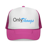 Only Thangs Trucker Cap — Casual Mesh Snapback Hat with Script Logo
