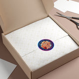 Round Vinyl Sticker — "UNB & Brief Talk: Free the Bulge" Beach Guys Design