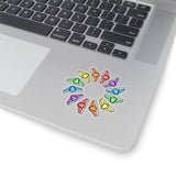 Brief Pride Kiss-Cut Stickers