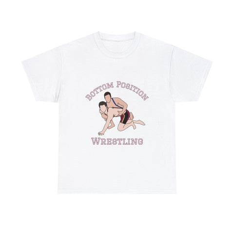 Bottom Position Wrestling Heavy Cotton Tee