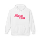 Hoodie — Pink Retro Script "Thicc Slut" Streetwear Pullover