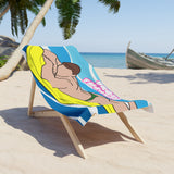 Proud Thonger Beach Towel – Retro Sunbathing Graphic Towel