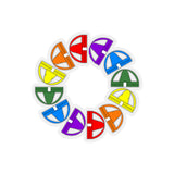 Jock Pride Kiss-Cut Stickers