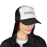 Only Thangs Trucker Cap — Casual Mesh Snapback Hat with Script Logo