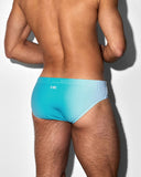 Swim Brief Super Bright Halftone Neon Blue