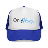 Only Thangs Trucker Cap — Casual Mesh Snapback Hat with Script Logo