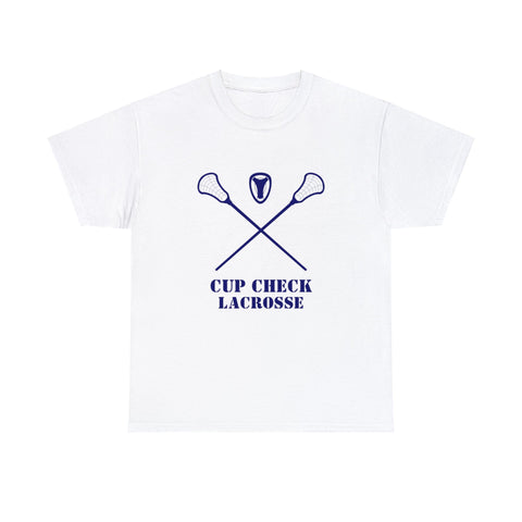 Cup Check Lacrosse - Unisex Heavy Cotton Tee