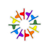 Thong Pride Kiss-Cut Stickers