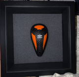 Shock Doctor Athletic Cup Shadow Box Art – Gear Art Decor – Jock Art – Sports Gear Wall Art – 8x8x6 Shadow Box