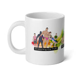 20oz Jumbo Mug — Brief Talk Mug - All three shows (Large Ceramic Coffee Cup)