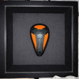 Shock Doctor Athletic Cup Shadow Box Art – Gear Art Decor – Jock Art – Sports Gear Wall Art – 8x8x6 Shadow Box