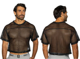 BIKE Athletic BAM134 Short Sleeve Practice Jersey in Bold Color Black
