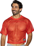 BIKE Athletic BAM134 Short Sleeve Practice Jersey in Color Bright Red