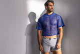 BIKE Athletic Men's activewear BAM134 Short Sleeve Practice Jersey Color Royal