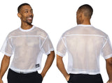 BIKE Athletic Men's activewear BAM134 Short Sleeve Practice Jersey Color Color White