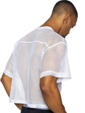 BIKE Athletic Men's activewear BAM134 Short Sleeve Practice Jersey Color Color White
