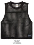 BIKE Athletic Men's activewear BAM135 Sleeveless Mesh Practice Jersey Color Color Black