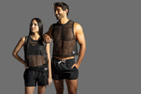 BIKE Athletic Men's activewear BAM135 Sleeveless Mesh Practice Jersey Color Color Black