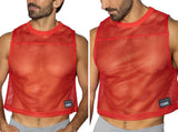 BIKE Athletic Men's activewear BAM135 Sleeveless Practice Jersey Color Color Red