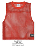 BIKE Athletic BAM135 Sleeveless Practice Jersey Color Color Red
