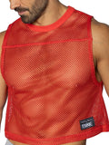 BIKE Athletic Men's activewear BAM135 Sleeveless Practice Jersey Color Color Red
