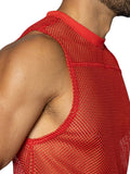 BIKE Athletic Men's activewear BAM135 Sleeveless Practice Jersey Color Color Red