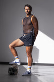 BIKE Athletic BAM200 Track Short Color Color Black