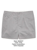 BIKE Athletic Men's activewear BAM207 Coaches Short 5 inch Inseam Color Color Gray
