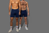 BIKE Athletic Men's activewear BAM207 Coaches Short 5 inch Inseam Color Color Navy