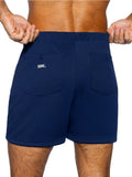 BIKE Athletic Men's activewear BAM207 Coaches Short 5 inch Inseam Color Color Navy