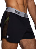 BIKE Athletic BAM225 Peek-a-boo Jock Short Color Black