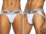 BIKE Athletic Men's Underwear BAS304 Classic Jockstrap Color White