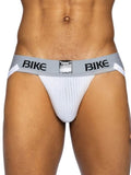 BIKE Athletic Men's Underwear BAS304 Classic Jockstrap Color White