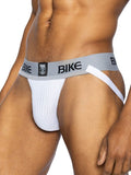 BIKE Athletic Men's Underwear BAS304 Classic Jockstrap Color White