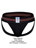 BIKE Athletic Men's Underwear BAS306 Original Number 10 Jockstrap - Color Color Black