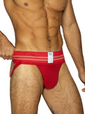 BIKE Athletic BAS306 Original Number 10 Jockstrap - Vibrant Color Red